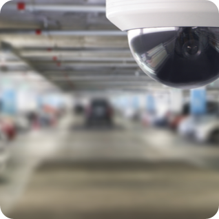 Meraki Camera mounted to a ceiling 